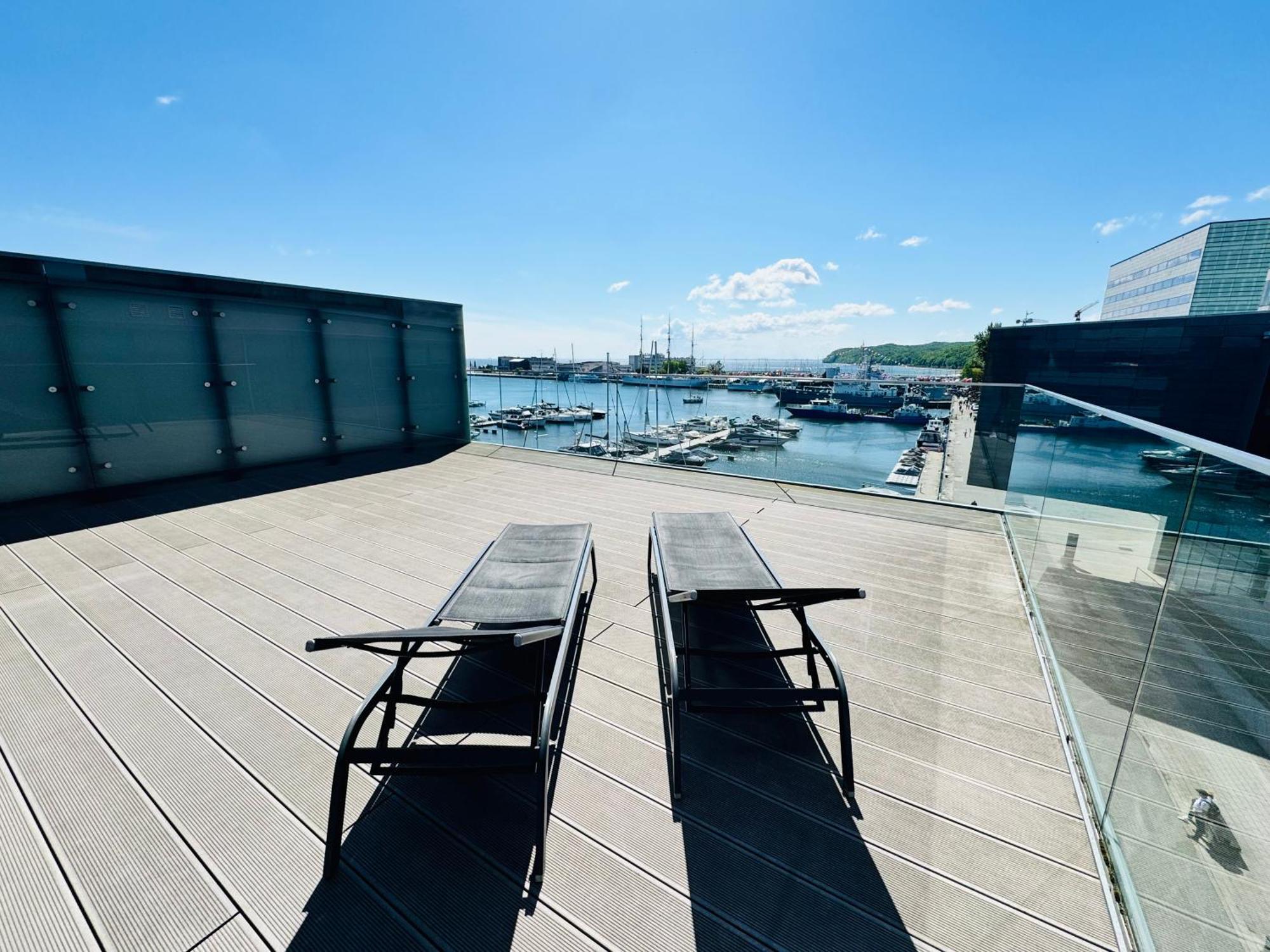 גדינייה Apartament Faltom 26 Yacht Park Z Tarasem מראה חיצוני תמונה